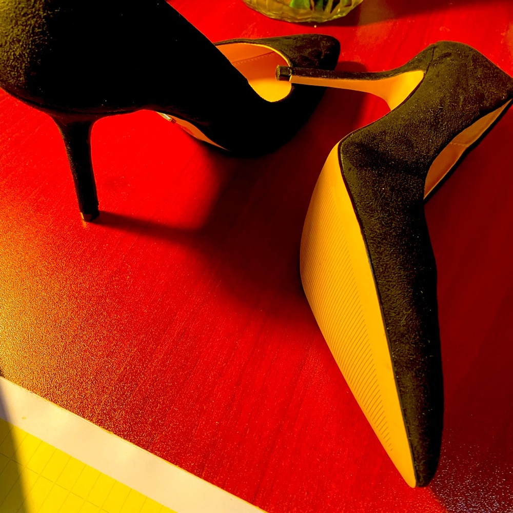 Beautiful black shoes. New
